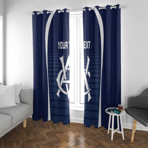 Custom Victoria Cricket Window Curtain Go Champions - Sporty Style