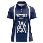 Custom Victoria Cricket Women Polo Shirt Go Champions - Sporty Style