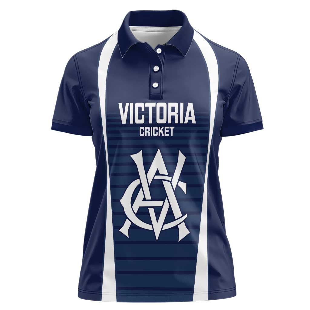 Custom Victoria Cricket Women Polo Shirt Go Champions - Sporty Style