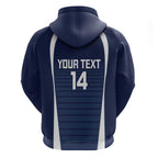 Custom Victoria Cricket Zip Hoodie Go Champions - Sporty Style