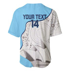 Custom New South Wales Cricket Baseball Jersey Go NSW - Aboriginal Art