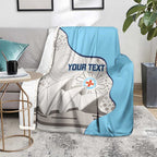 Custom New South Wales Cricket Blanket Go NSW - Aboriginal Art