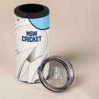 Custom New South Wales Cricket 4 in 1 Can Cooler Tumbler Go NSW - Aboriginal Art