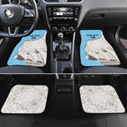 Custom New South Wales Cricket Car Mats Go NSW - Aboriginal Art