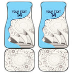 Custom New South Wales Cricket Car Mats Go NSW - Aboriginal Art