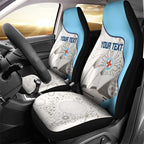 Custom New South Wales Cricket Car Seat Cover Go NSW - Aboriginal Art