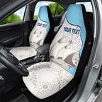 Custom New South Wales Cricket Car Seat Cover Go NSW - Aboriginal Art