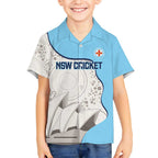 Custom New South Wales Cricket Hawaiian Shirt Go NSW - Aboriginal Art