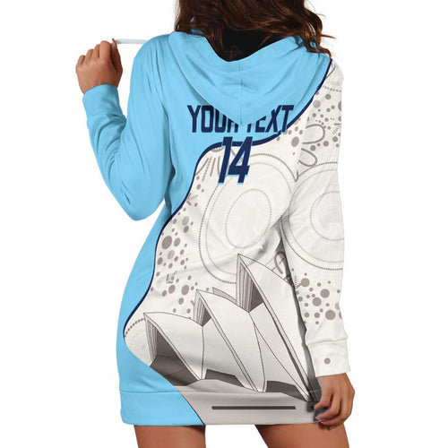 Custom New South Wales Cricket Hoodie Dress Go NSW - Aboriginal Art
