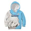 Custom New South Wales Cricket Kid Hoodie Go NSW - Aboriginal Art