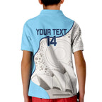 Custom New South Wales Cricket Kid Polo Shirt Go NSW - Aboriginal Art