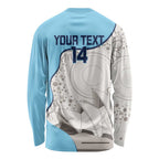 Custom New South Wales Cricket Long Sleeve Shirt Go NSW - Aboriginal Art