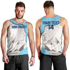 Custom New South Wales Cricket Men Tank Top Go NSW - Aboriginal Art