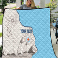 Custom New South Wales Cricket Quilt Go NSW - Aboriginal Art