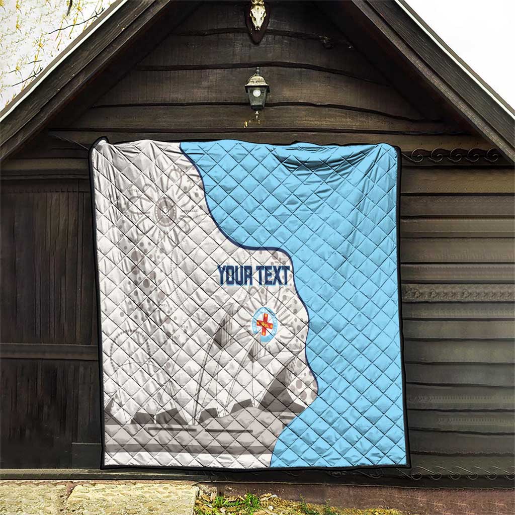 Custom New South Wales Cricket Quilt Go NSW - Aboriginal Art