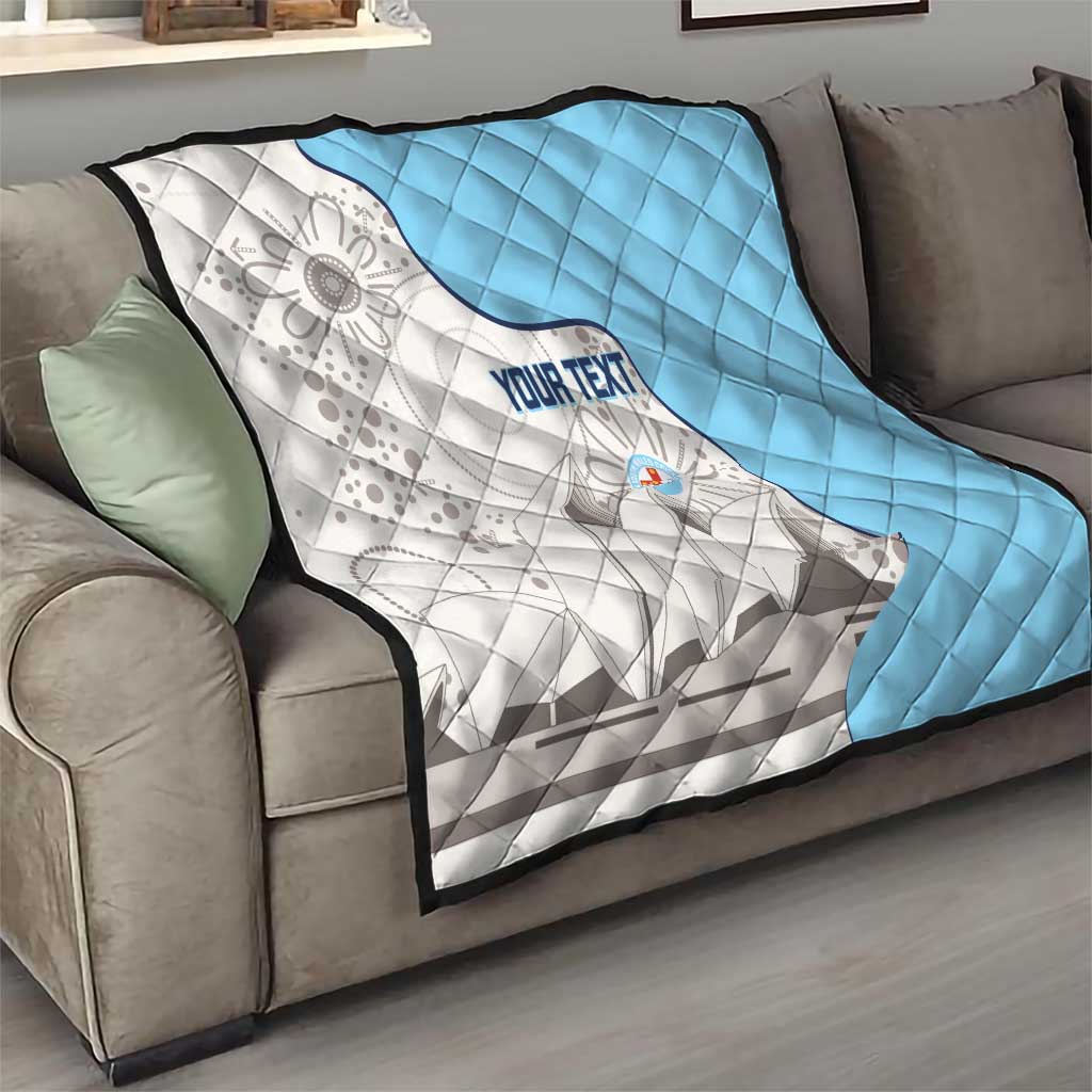 Custom New South Wales Cricket Quilt Go NSW - Aboriginal Art