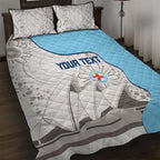 Custom New South Wales Cricket Quilt Bed Set Go NSW - Aboriginal Art