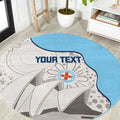 Custom New South Wales Cricket Round Carpet Go NSW - Aboriginal Art