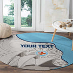 Custom New South Wales Cricket Round Carpet Go NSW - Aboriginal Art