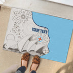 Custom New South Wales Cricket Rubber Doormat Go NSW - Aboriginal Art
