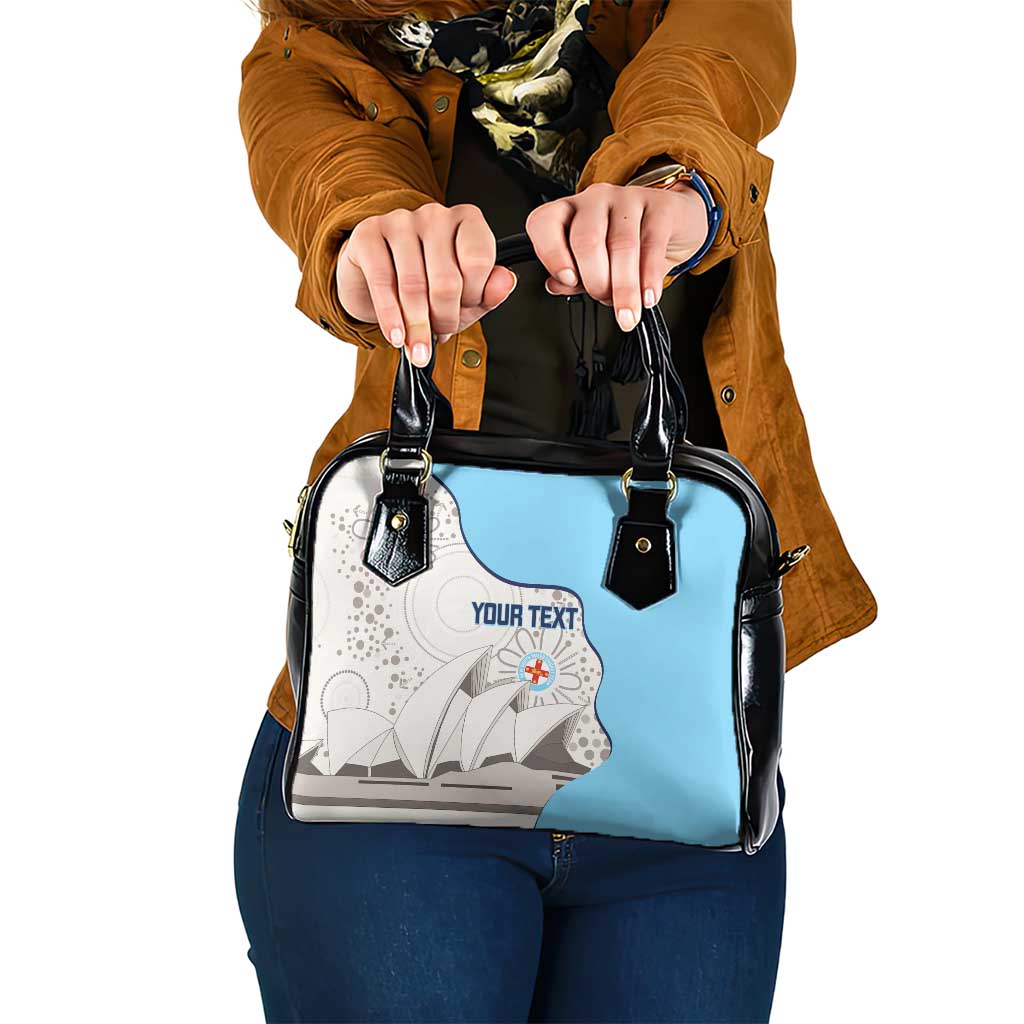 Custom New South Wales Cricket Shoulder Handbag Go NSW - Aboriginal Art