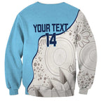 Custom New South Wales Cricket Sweatshirt Go NSW - Aboriginal Art