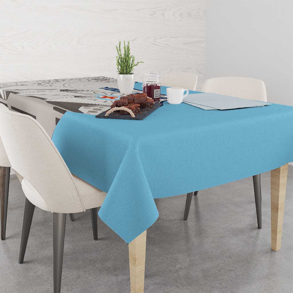 Custom New South Wales Cricket Tablecloth Go NSW - Aboriginal Art