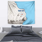 Custom New South Wales Cricket Tapestry Go NSW - Aboriginal Art
