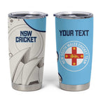 Custom New South Wales Cricket Tumbler Cup Go NSW - Aboriginal Art