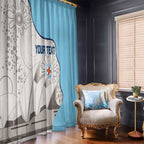 Custom New South Wales Cricket Window Curtain Go NSW - Aboriginal Art