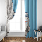 Custom New South Wales Cricket Window Curtain Go NSW - Aboriginal Art