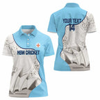 Custom New South Wales Cricket Women Polo Shirt Go NSW - Aboriginal Art
