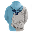 Custom New South Wales Cricket Zip Hoodie Go NSW - Aboriginal Art