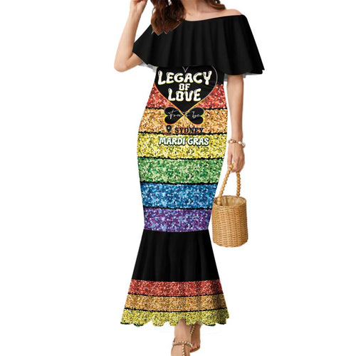 Free To Be Sydney Mardi Gras Family Matching Mermaid Dress and Hawaiian Shirt Legacy Of Love