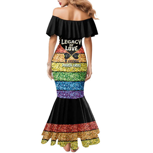 Free To Be Sydney Mardi Gras Family Matching Mermaid Dress and Hawaiian Shirt Legacy Of Love