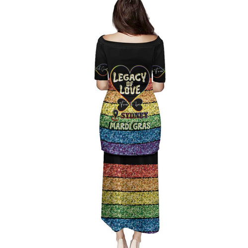 Free To Be Sydney Mardi Gras Family Matching Puletasi and Hawaiian Shirt Legacy Of Love