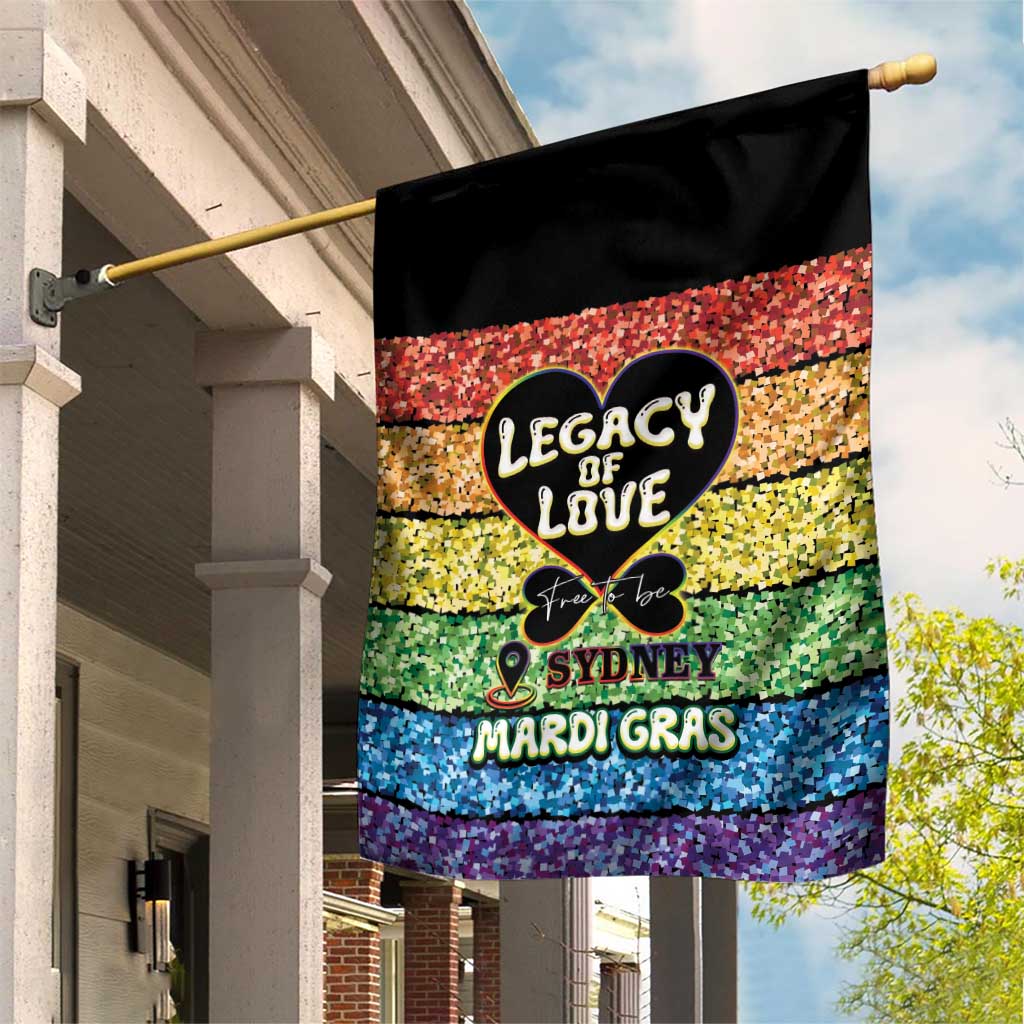 Free To Be Sydney Mardi Gras Garden Flag Legacy Of Love