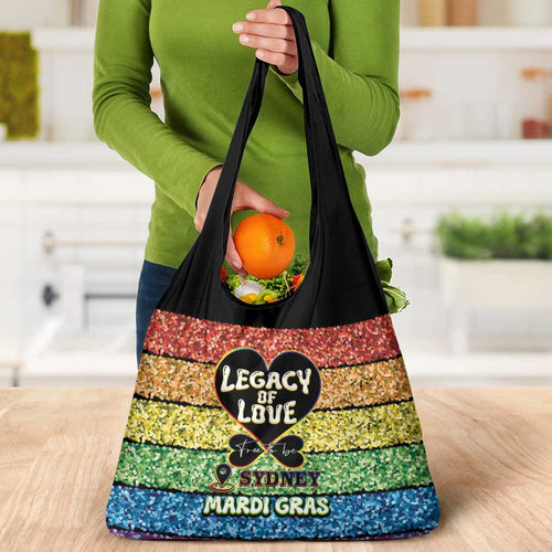 Free To Be Sydney Mardi Gras Grocery Bag Legacy Of Love