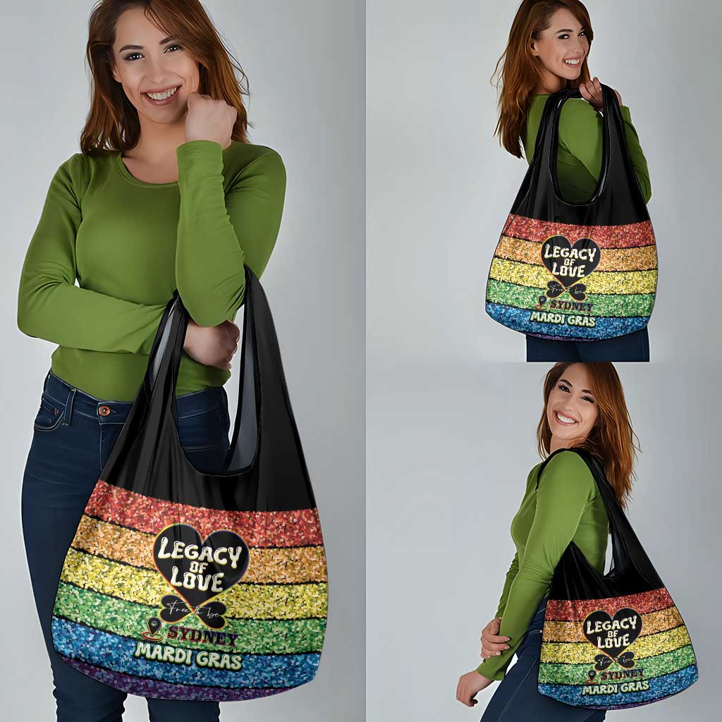 Free To Be Sydney Mardi Gras Grocery Bag Legacy Of Love