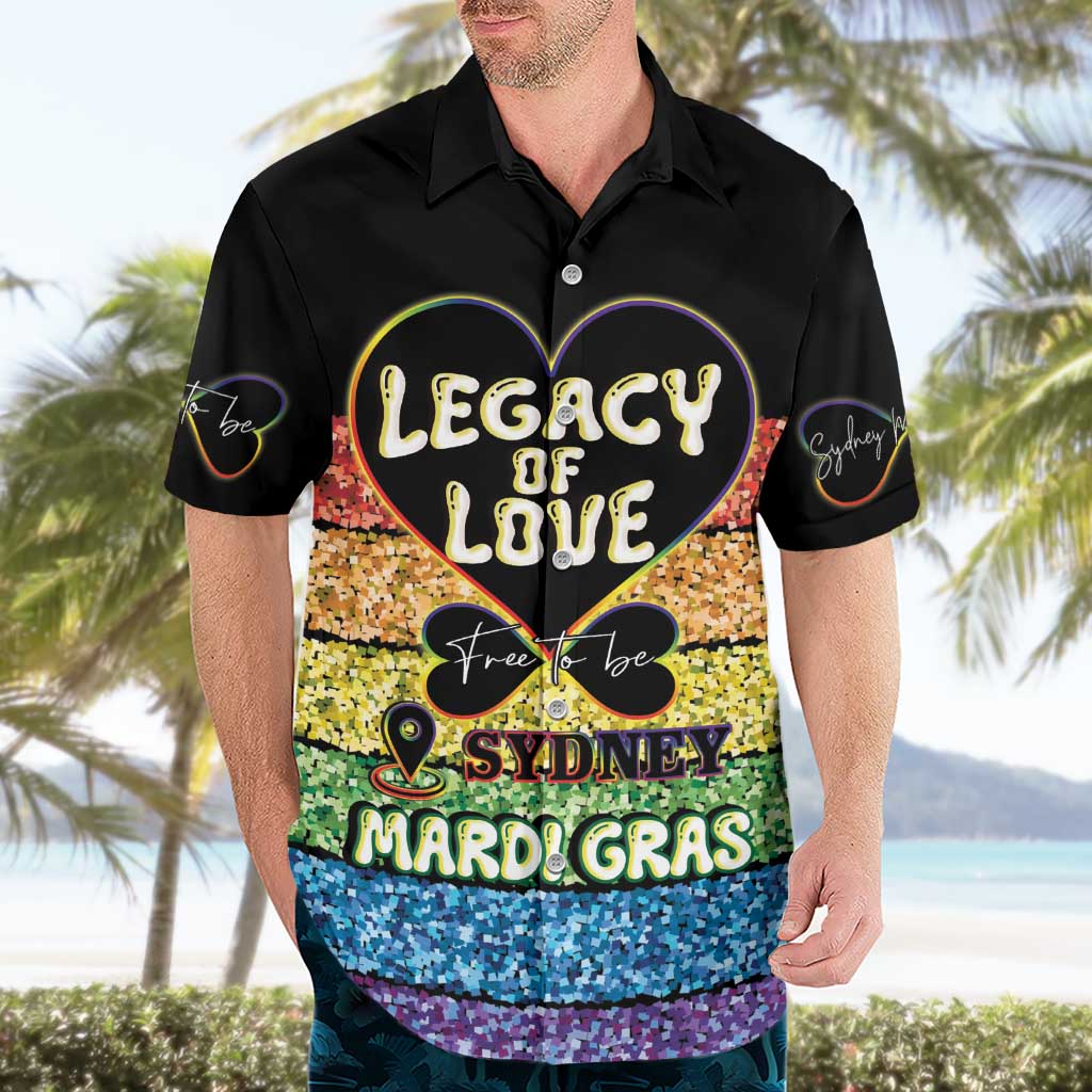 Free To Be Sydney Mardi Gras Hawaiian Shirt Legacy Of Love