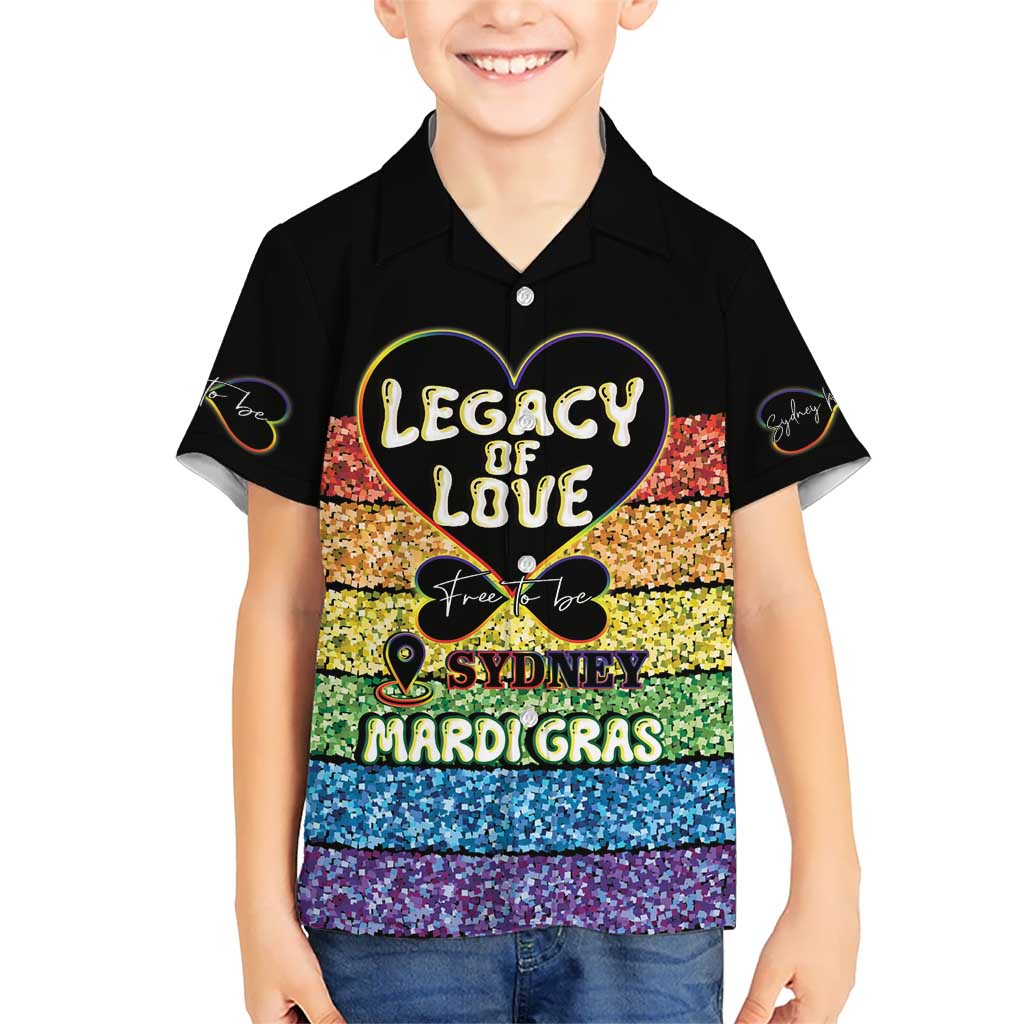 Free To Be Sydney Mardi Gras Hawaiian Shirt Legacy Of Love