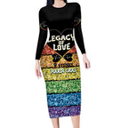Free To Be Sydney Mardi Gras Long Sleeve Bodycon Dress Legacy Of Love