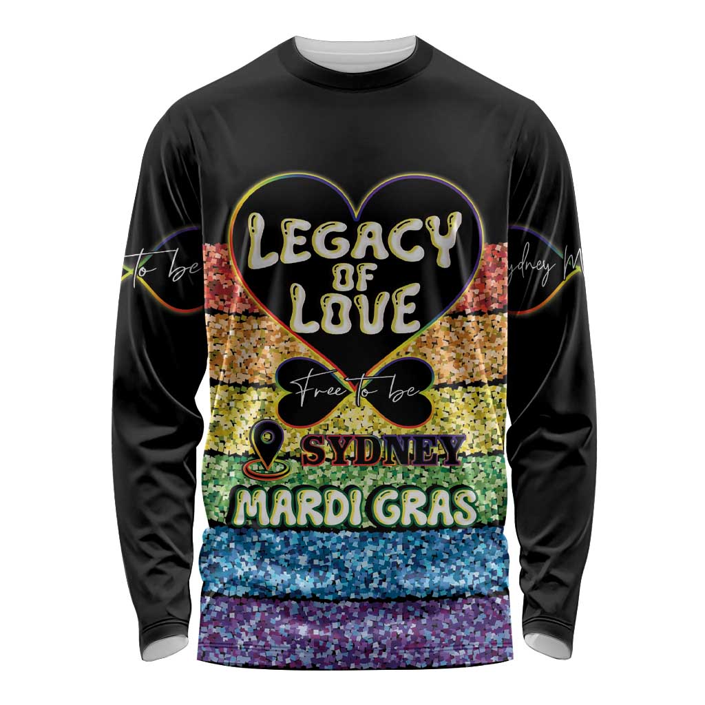 Free To Be Sydney Mardi Gras Long Sleeve Shirt Legacy Of Love