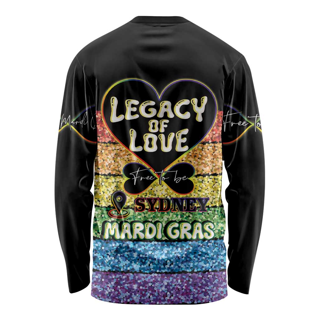 Free To Be Sydney Mardi Gras Long Sleeve Shirt Legacy Of Love