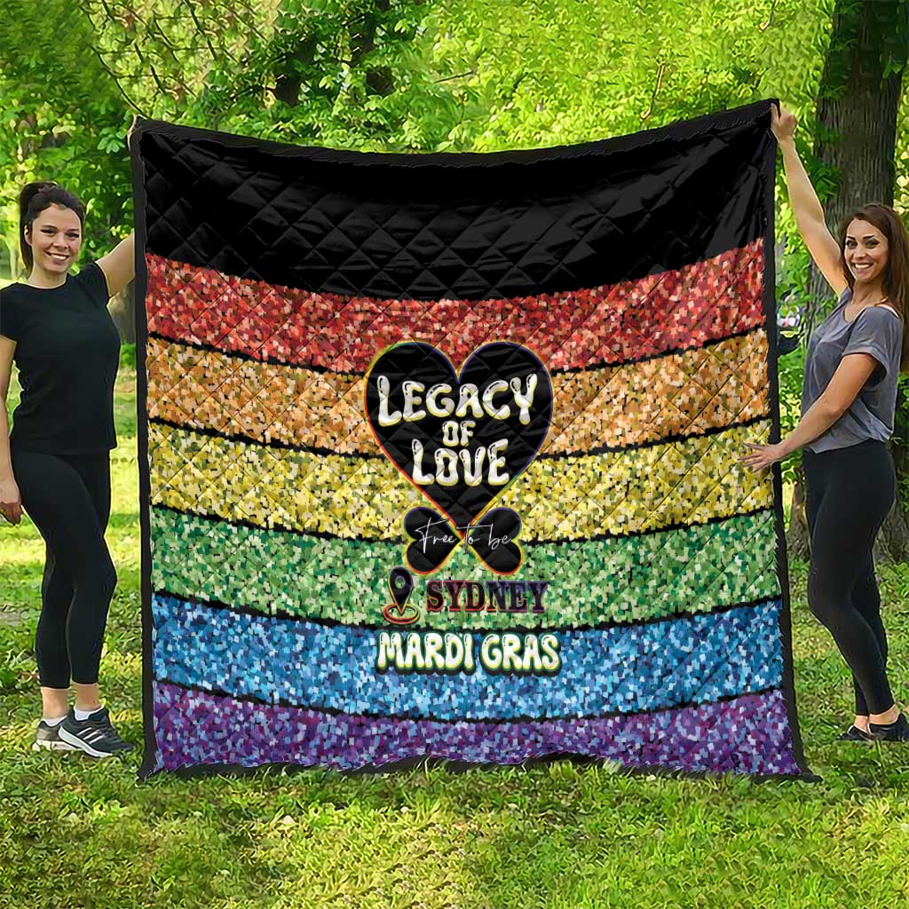 Free To Be Sydney Mardi Gras Quilt Legacy Of Love