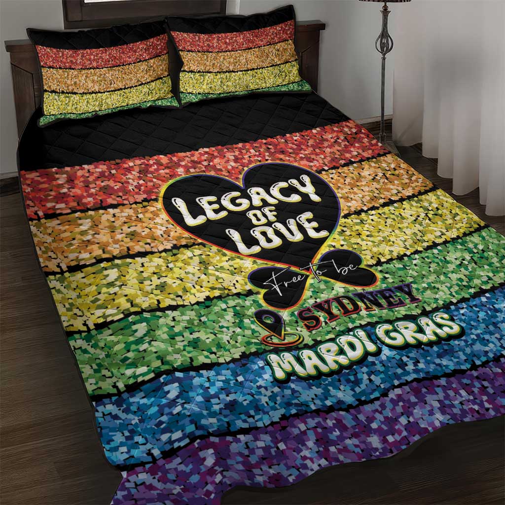 Free To Be Sydney Mardi Gras Quilt Bed Set Legacy Of Love