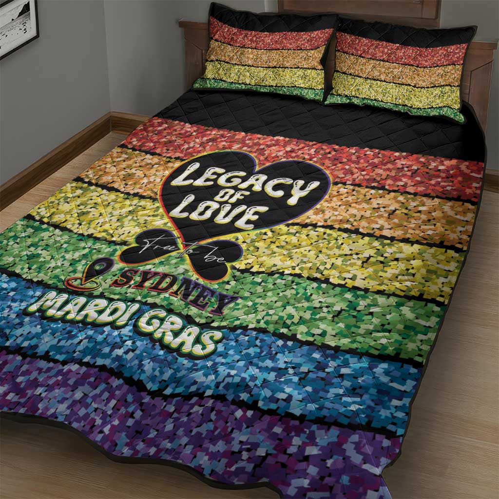 Free To Be Sydney Mardi Gras Quilt Bed Set Legacy Of Love