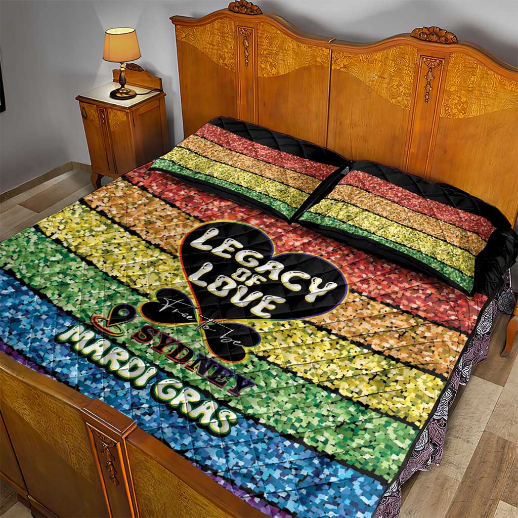 Free To Be Sydney Mardi Gras Quilt Bed Set Legacy Of Love