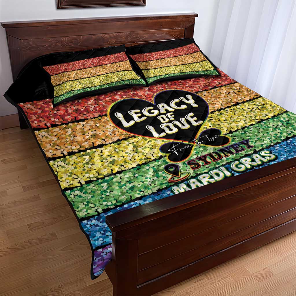 Free To Be Sydney Mardi Gras Quilt Bed Set Legacy Of Love