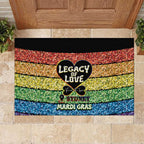 Free To Be Sydney Mardi Gras Rubber Doormat Legacy Of Love